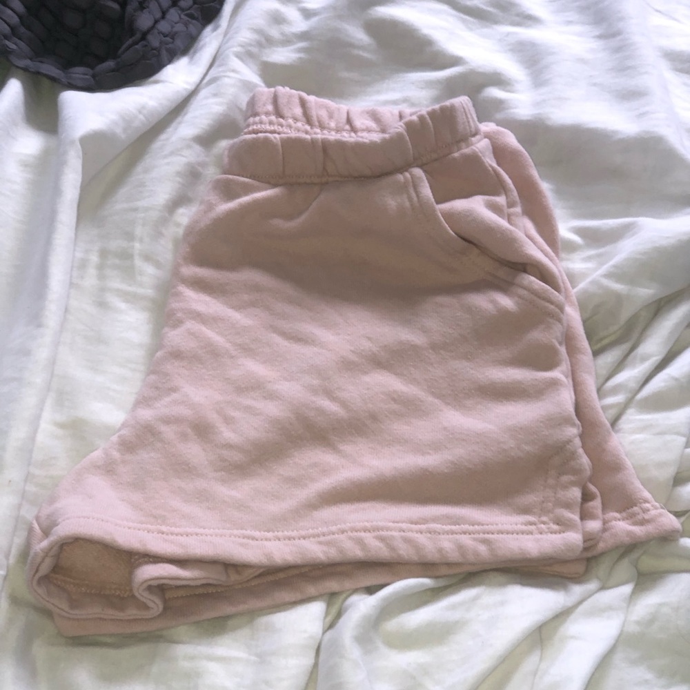 NWOT Aerie light pink sweat shorts